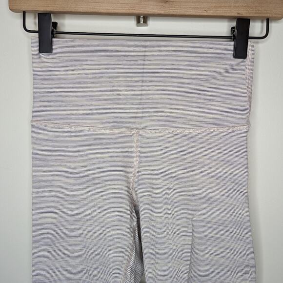 Lululemon Wunder Under Crop (High-Rise) *21" Wee Are From Space Pink Bliss - Picture 7 of 10